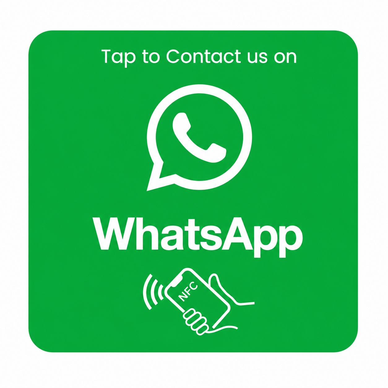 WhatsApp NFC Card