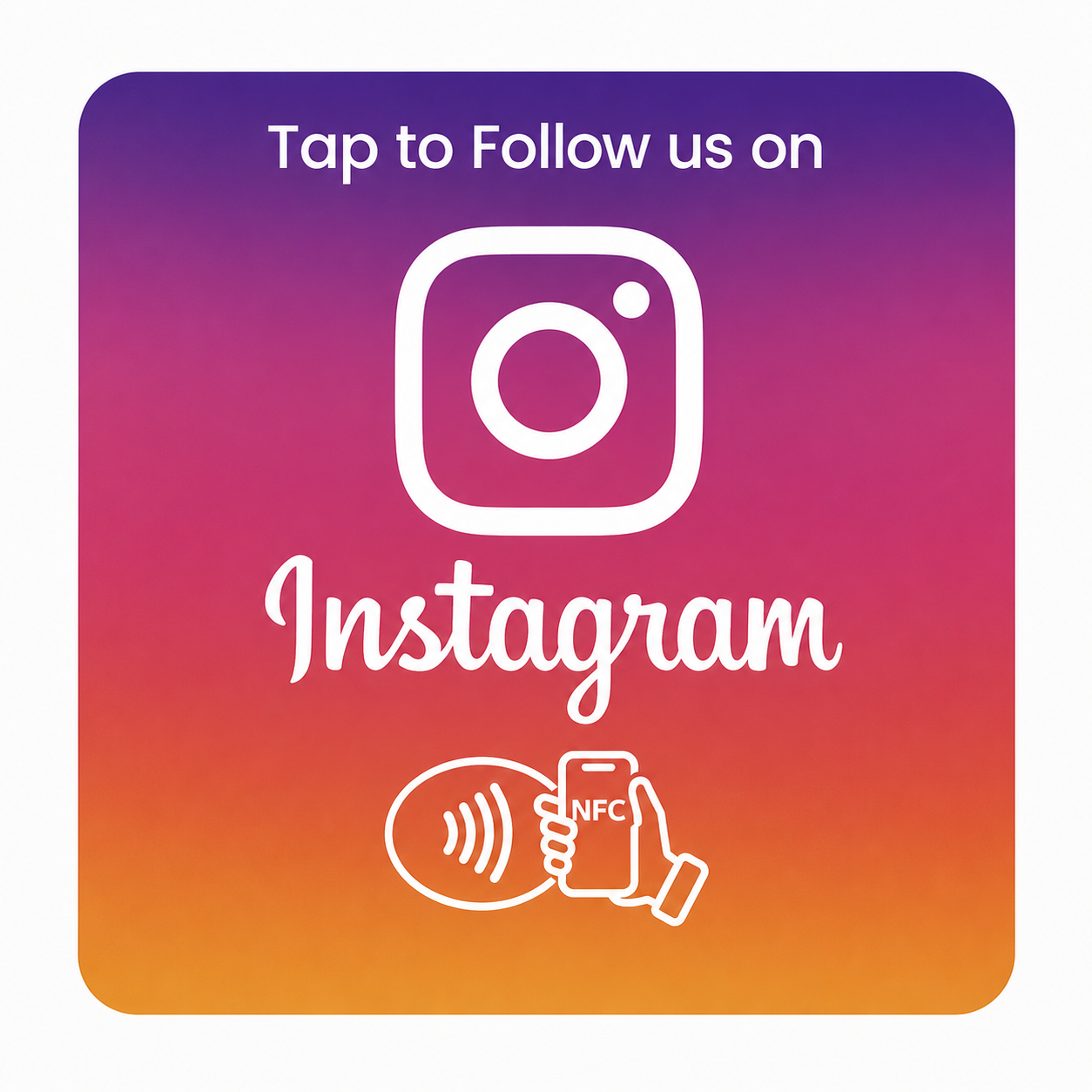 Instagram NFC Card — Pack of 3