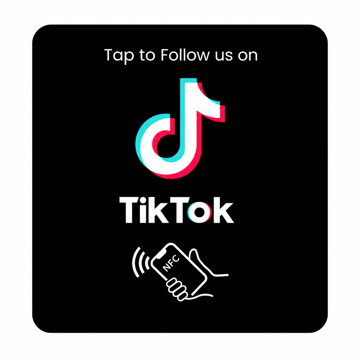 TikTok NFC Card — Pack of 3